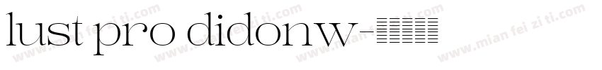 lust pro didonw字体转换